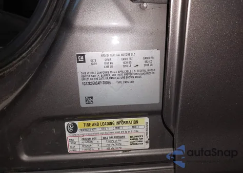 2010 Chevrolet Malibu Lt z USA, uszkodzony, nr VIN 1G1ZC5E06AF178054